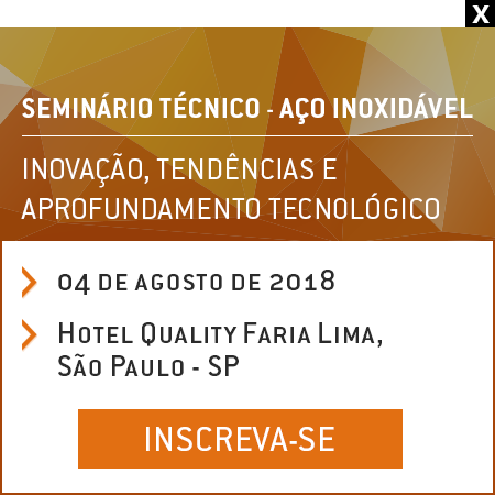 Seminário Técnico 2018 - Aço Inoxidável - Inovação, Tendências e Aprofundamento Tecnológico